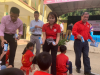 Hội chữ thập đỏ tỉnh Điện Biên trao tặng sữa từ nguồn hỗ trợ của công ty thực phẩm dinh dưỡng Notifood cho học sinh trường Mầm non xã Mường Lói và trường PTDTBT TH xã Mường Lói.